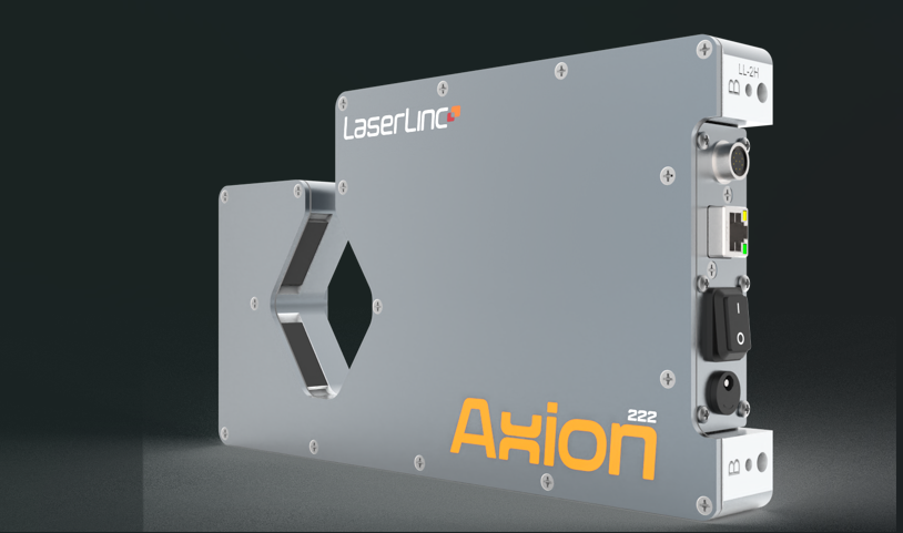 LaserLinc Axion dual-axis laser micrometer for simultaneous X and Y dimensions