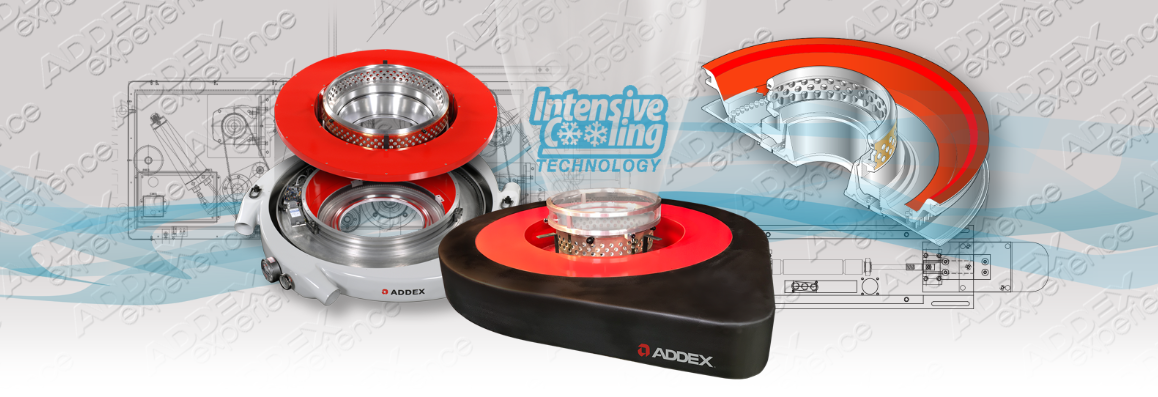 Addex Intensive Cooling air rings are designed to increase cooling efficiency, improve bubble stability, and lower the frost line, helping blown film manufacturers increase throughput without sacrificing product quality.
