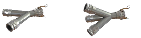 ABS SMART aluminum port expanders for additional resin destinations