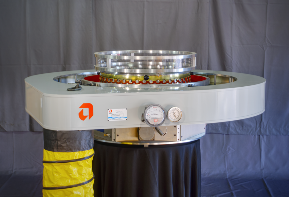 Addex single inlet blown film air ring plenum with one external hose connection